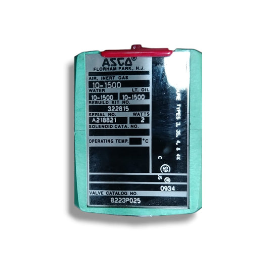 ASCO 8223P025 12-24 DC