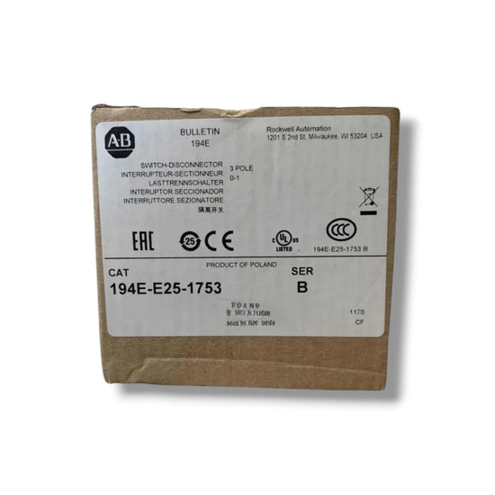 Allen Bradley 194e-e25-1753