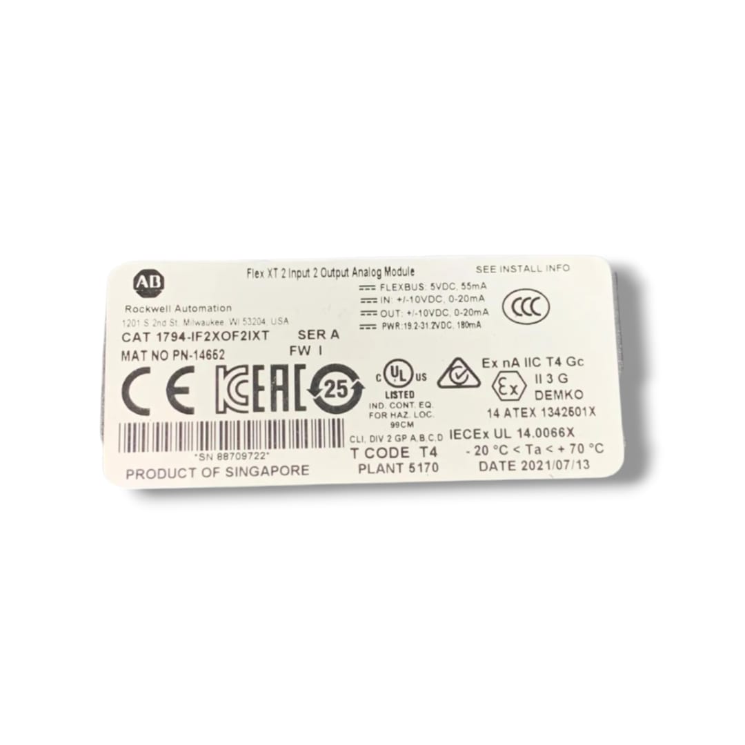 Allen Bradley 1794-if2xof2ixt