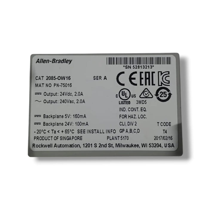 Allen Bradley 2085-ow16