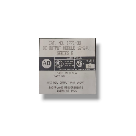 ALLEN-BRADLEY 1771-0B DC OUTPUT MODULE 12-24V