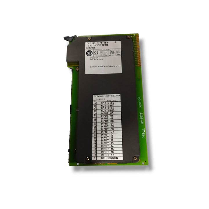 ALLEN-BRADLEY 1771-IBD 10 TO 30 VDC INPUT MODULE