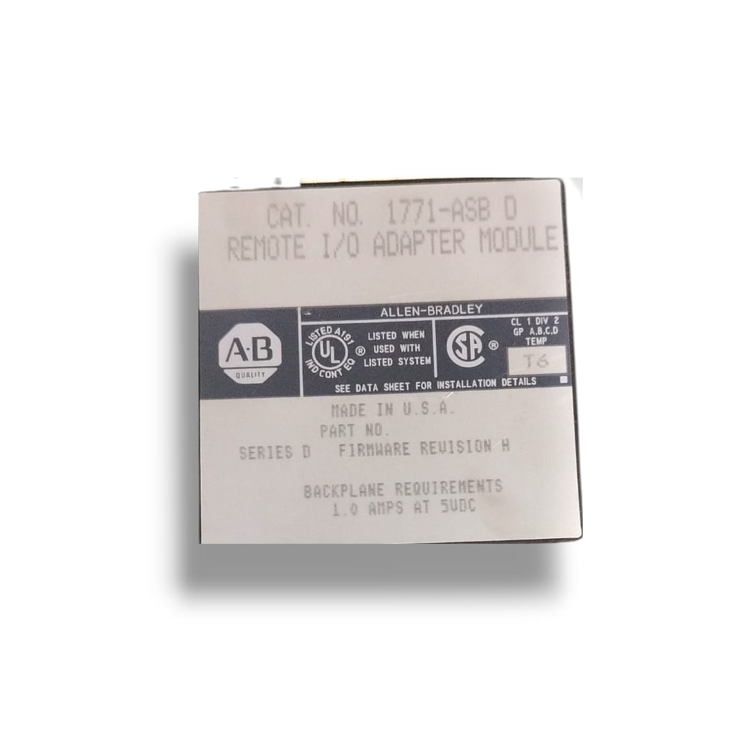 ALLEN-BRADLEY 1771-ASB D REMOTE I/O ADAPTER