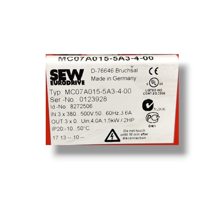 SEW EURODRIVE MC07A015-5A3-4-00