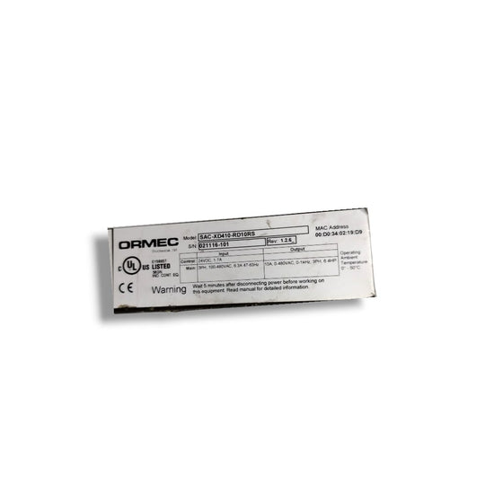 ORMEC SAC-XD410-RD10RS