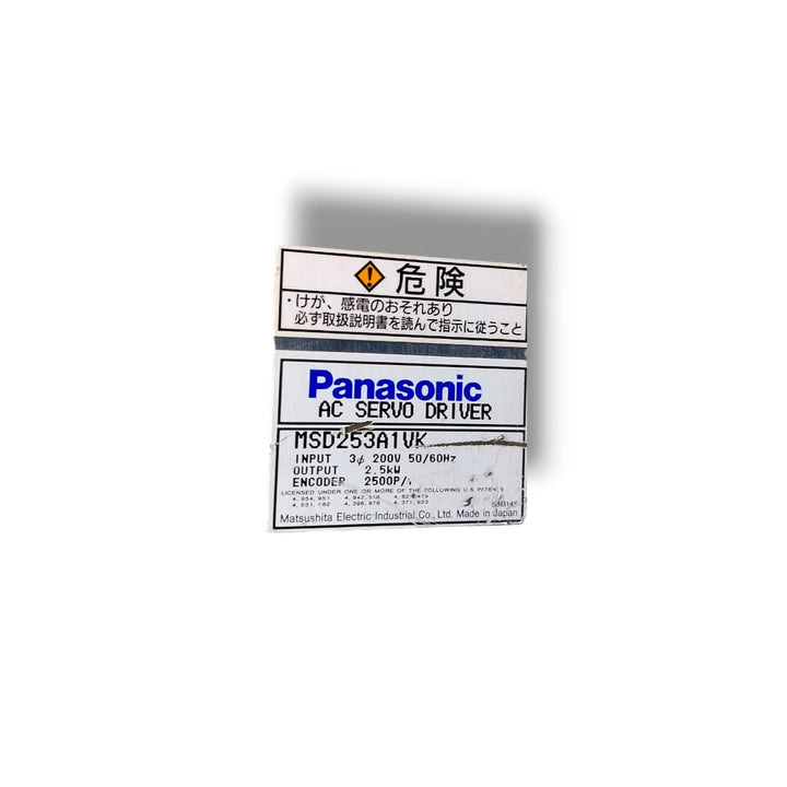 PANASONIC MINAS A4 MSD253A1VK