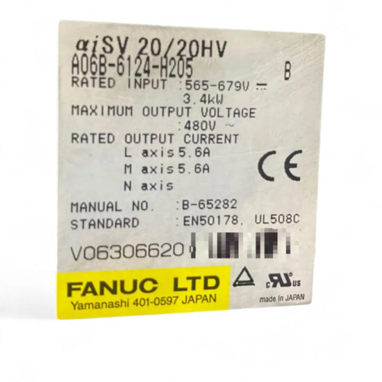 FANUC A06B-6124-H205