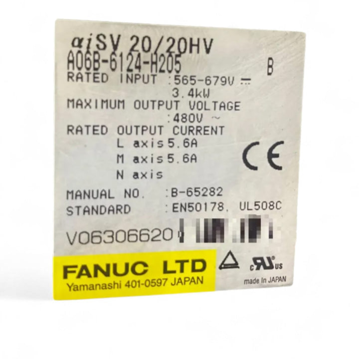 FANUC A06B-6124-H205