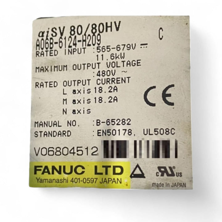 FANUC A06B-6124-H209