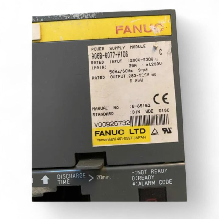 FANUC A06B-6077-H106