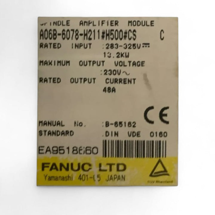 FANUC A06B-6078-H211#H500#CS