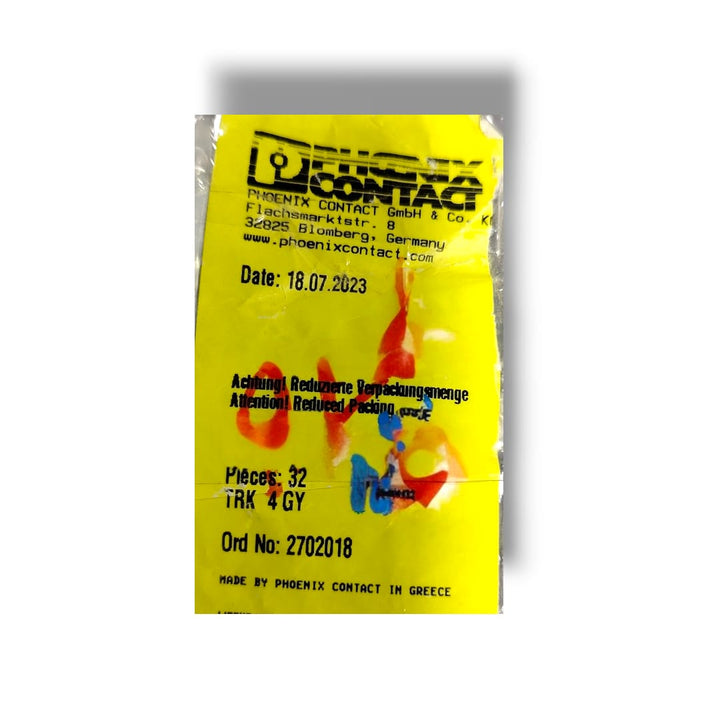 PHOENIX CONTAC TRK  4 GY