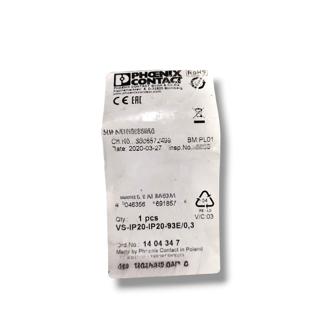 PHOENIX CONTACT VS-IP20-IP20-93E/0,3