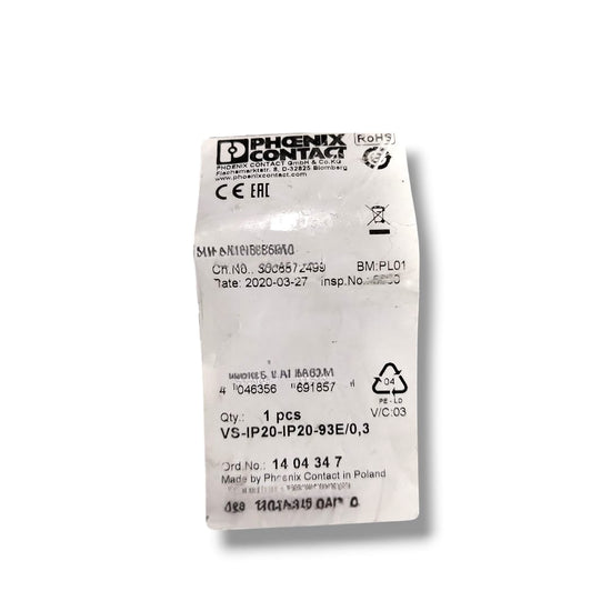 PHOENIX CONTACT VS-IP20-IP20-93E/0,3