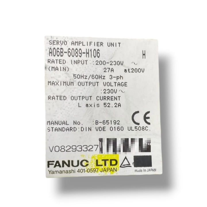 FANUC A06B-6089-H106