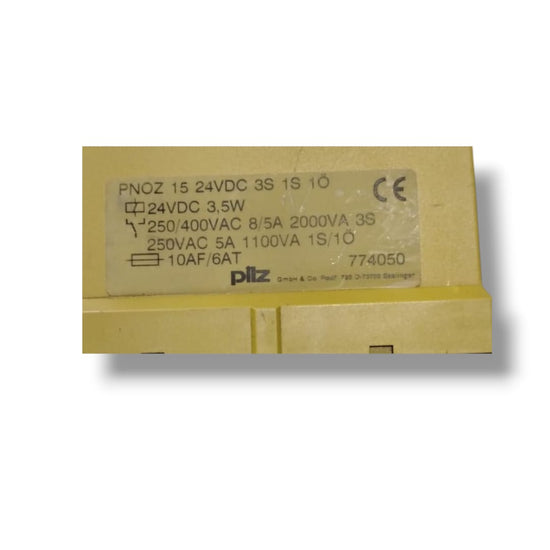 PILZ PN0Z15 24VCDC 3S 1S 10