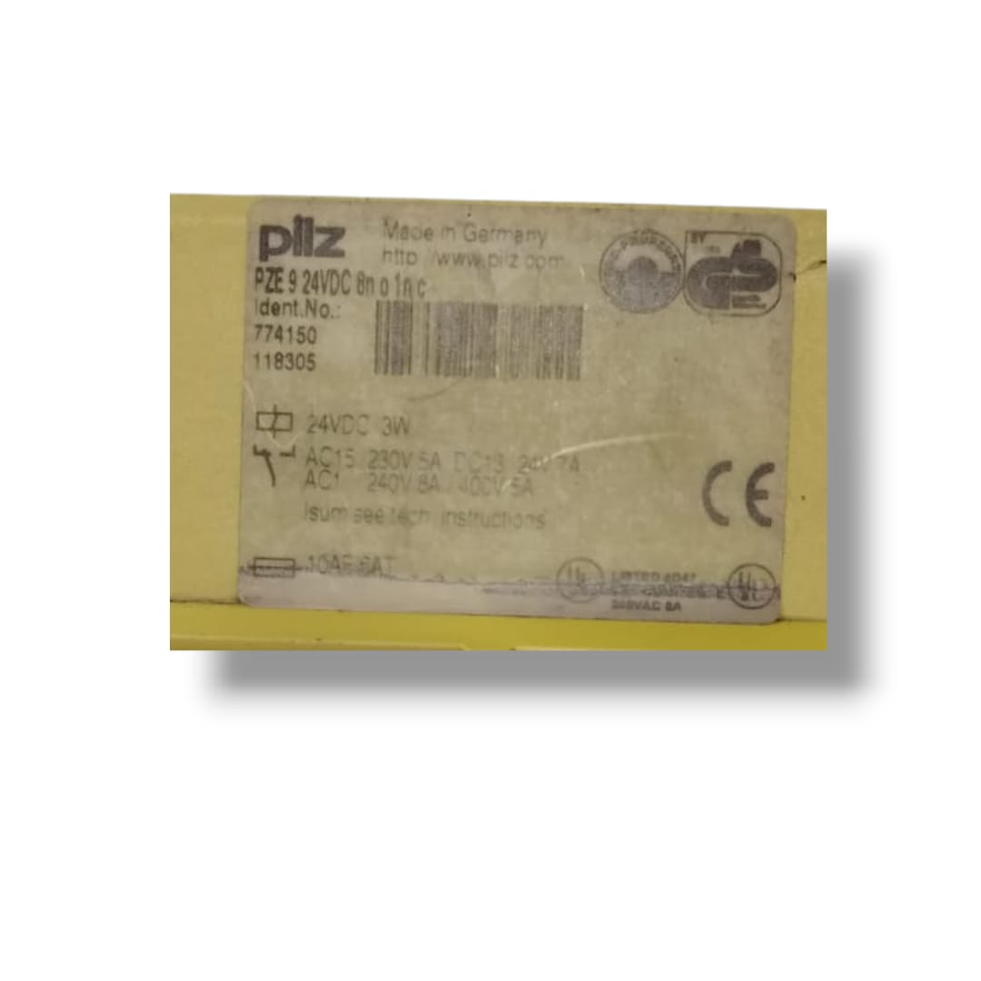 PILZ PZE9 24VDC 8N 0 1NC