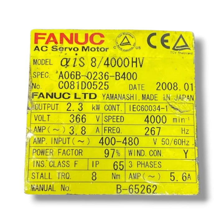 FANUC A06B-0236-B400