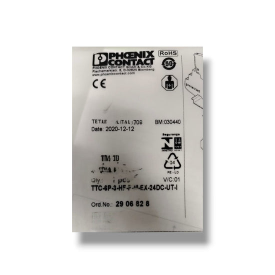 PHOENIX CONTACT TTC-6P-3-HF-F-M-EX-24DC-UT- 
