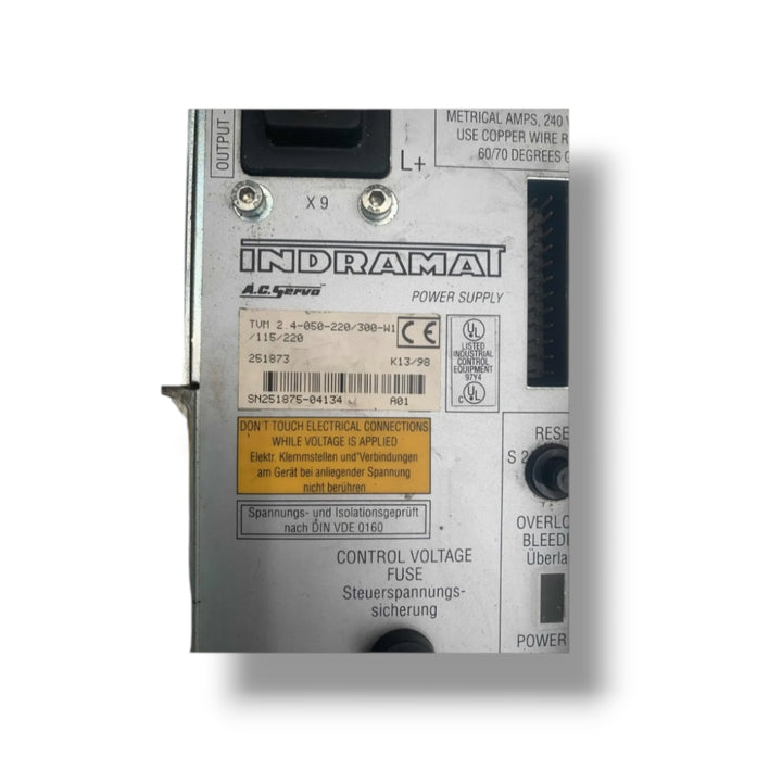 REXROTH INDRAMAT TVM 2.4-050-220/300-W1/115/220