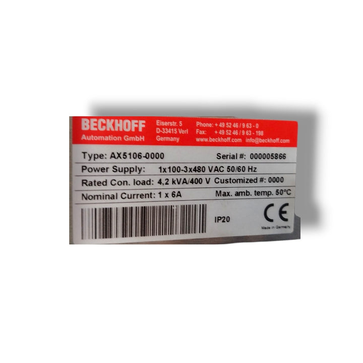 BECKHDFF AX5106-0000