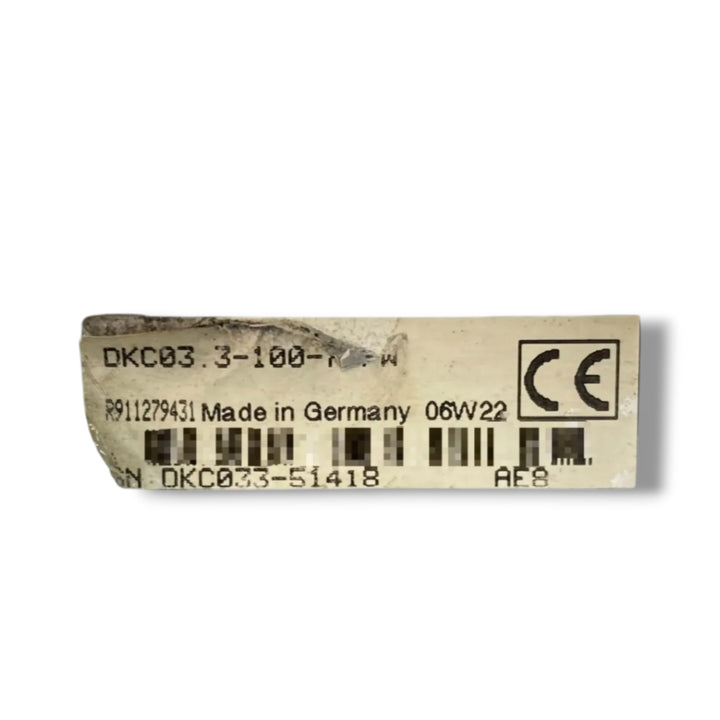 REXROTH INDRAMAT DKC03.3-100-7-FW