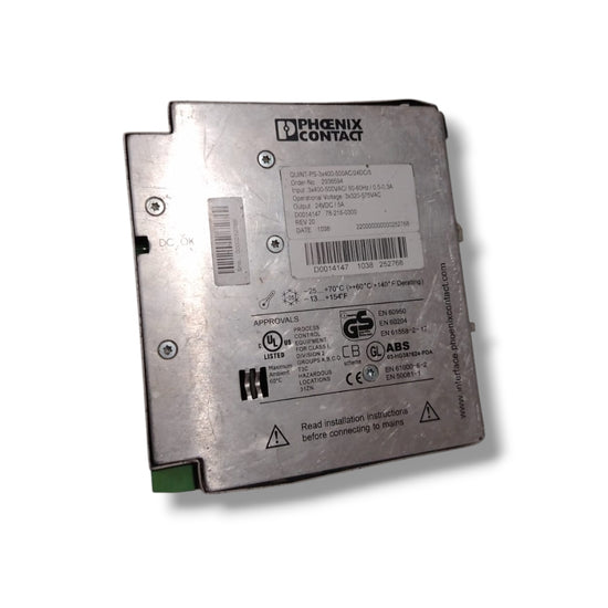PHOENIX CONTACT QUINT-PS-3X400-500AC/24DC/5