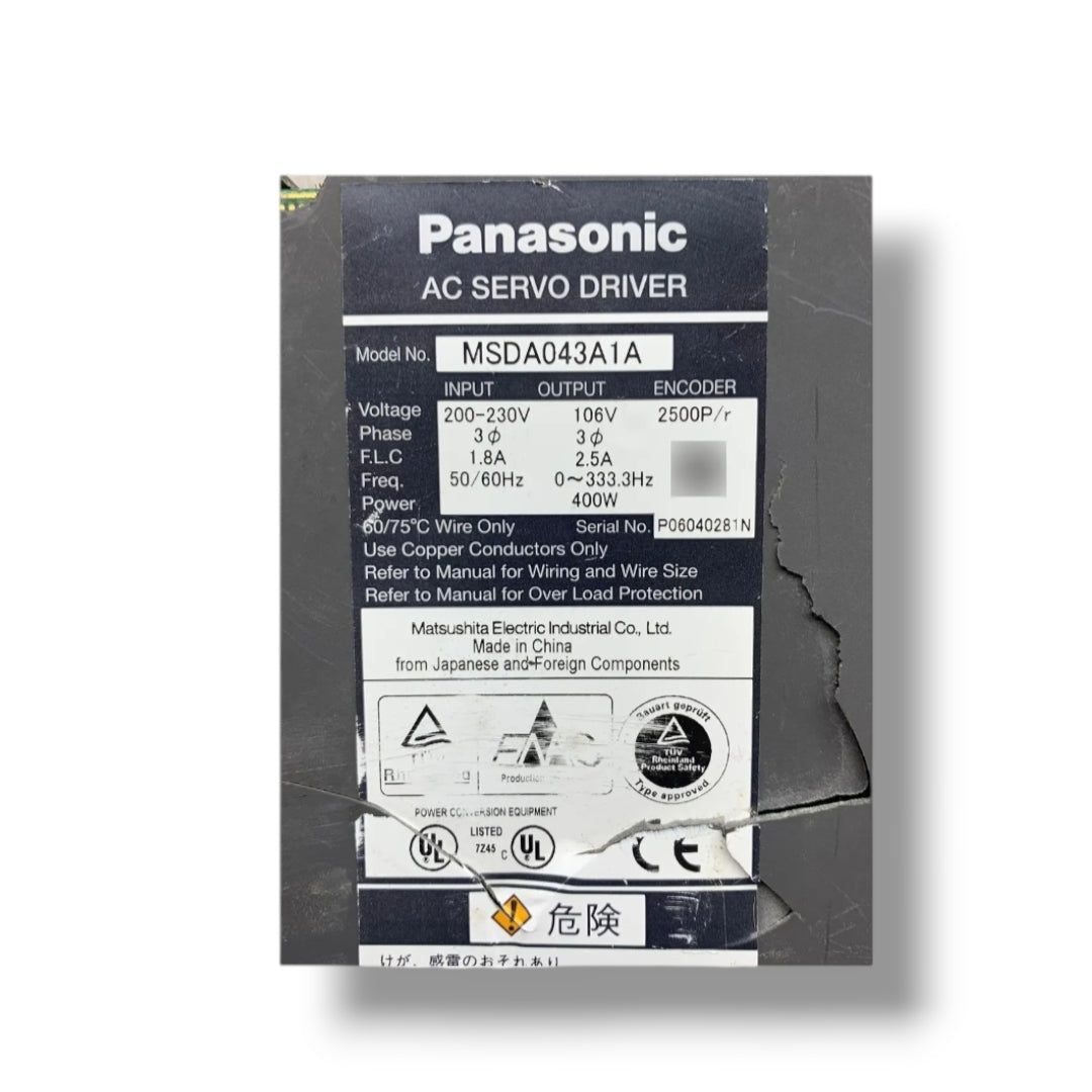PANASONIC MINAS A4 MSDA043A1A