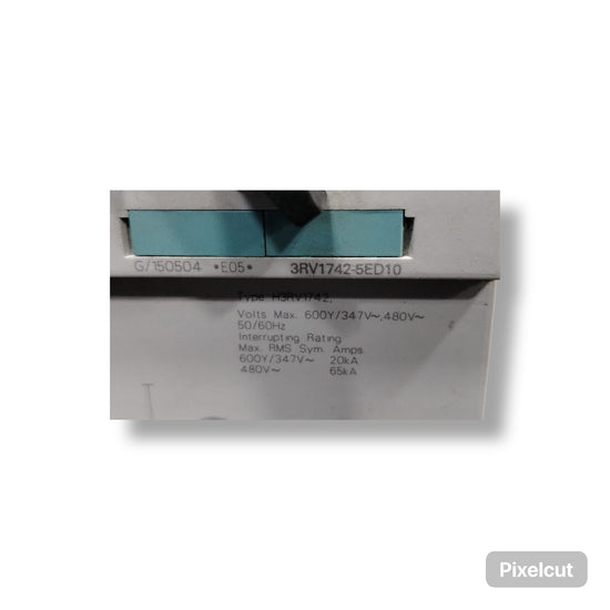 SIEMENS 3RV1742-5ED10+3RV1901-1A