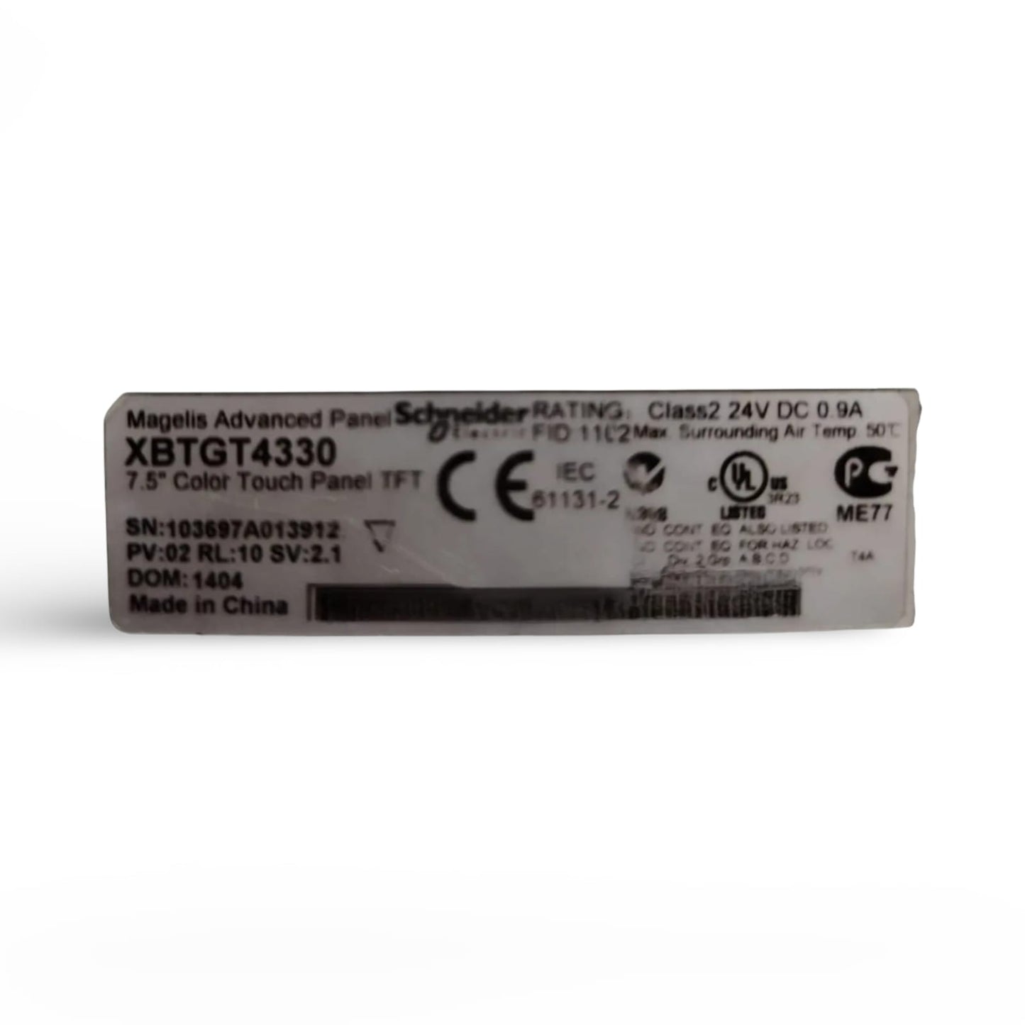 SCHNEIDER ELECTRIC XBTGT4330