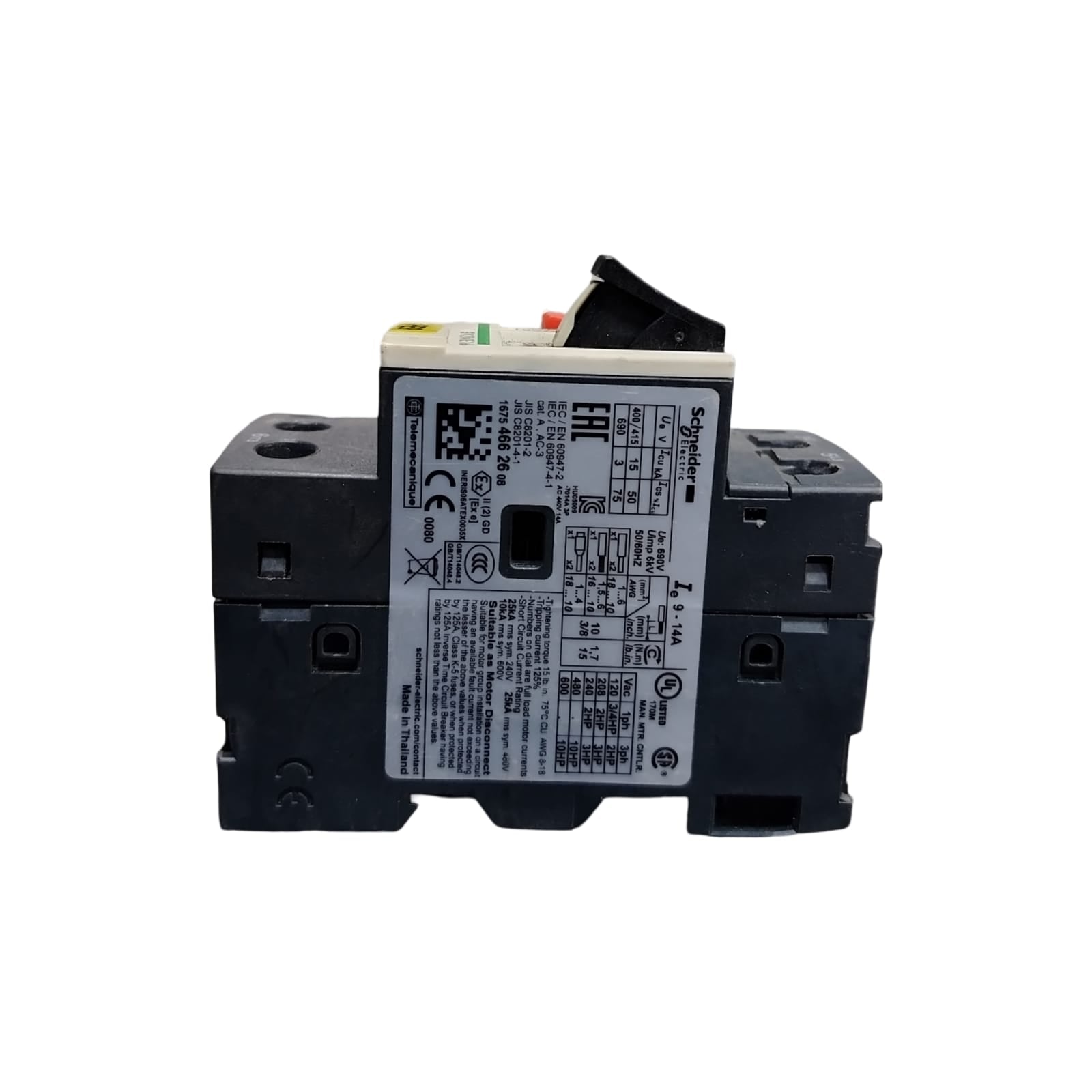 SCHNEIDER ELECTRIC GV2ME16
