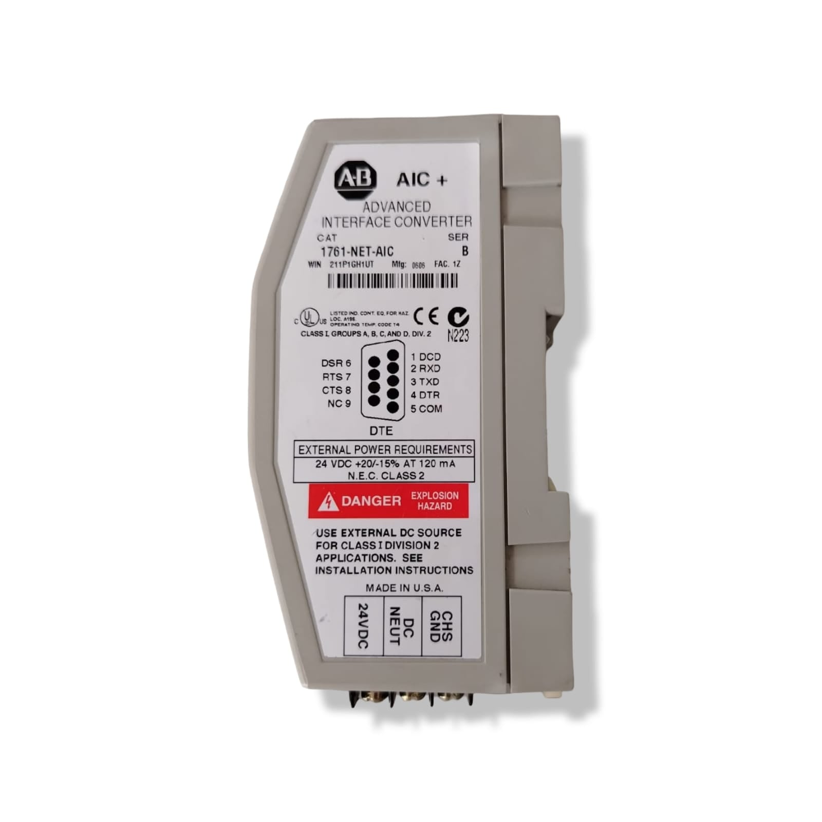 ALLLEN BRADLEY 1761-NET-AIC