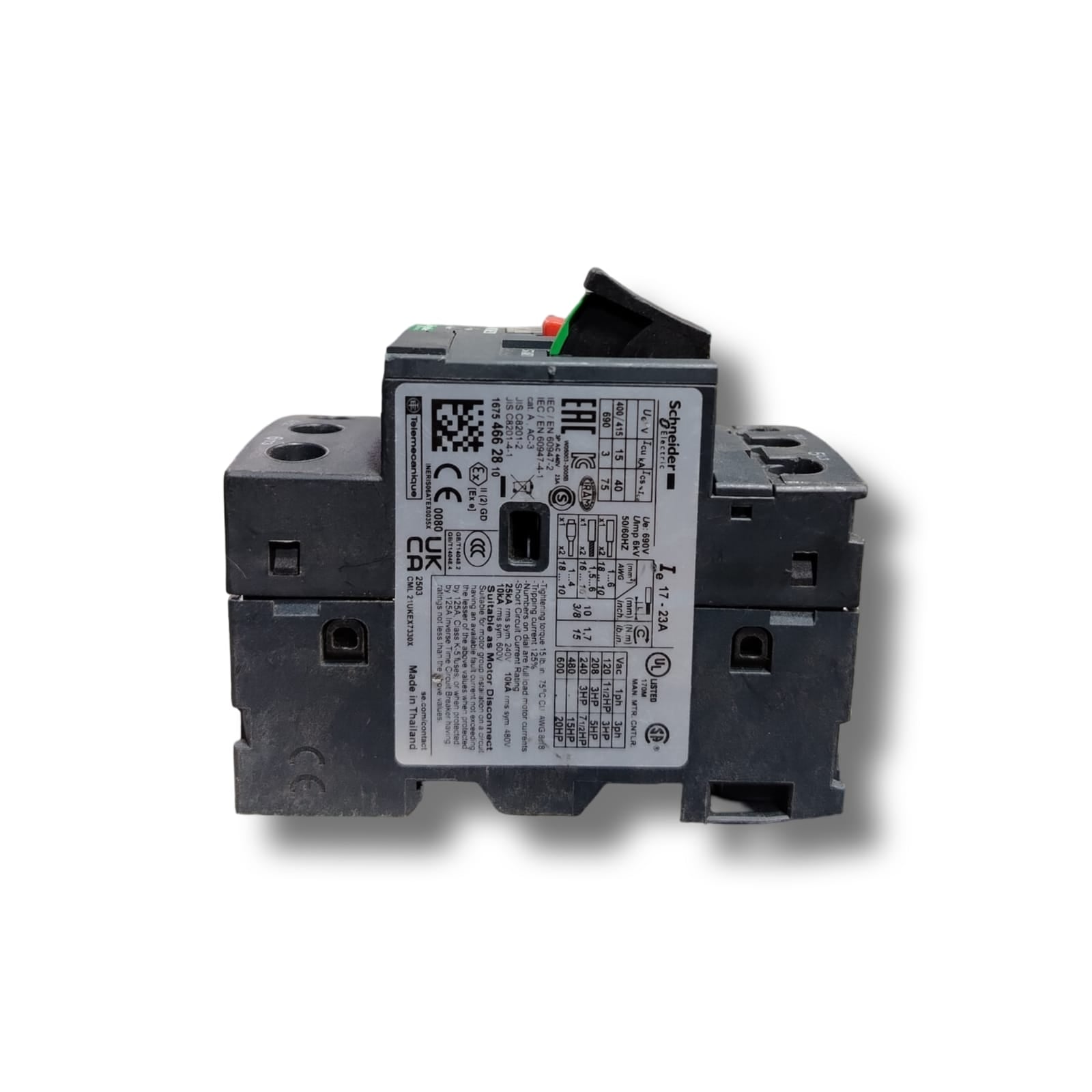 SCHNEIDER ELECTRIC GV2ME21