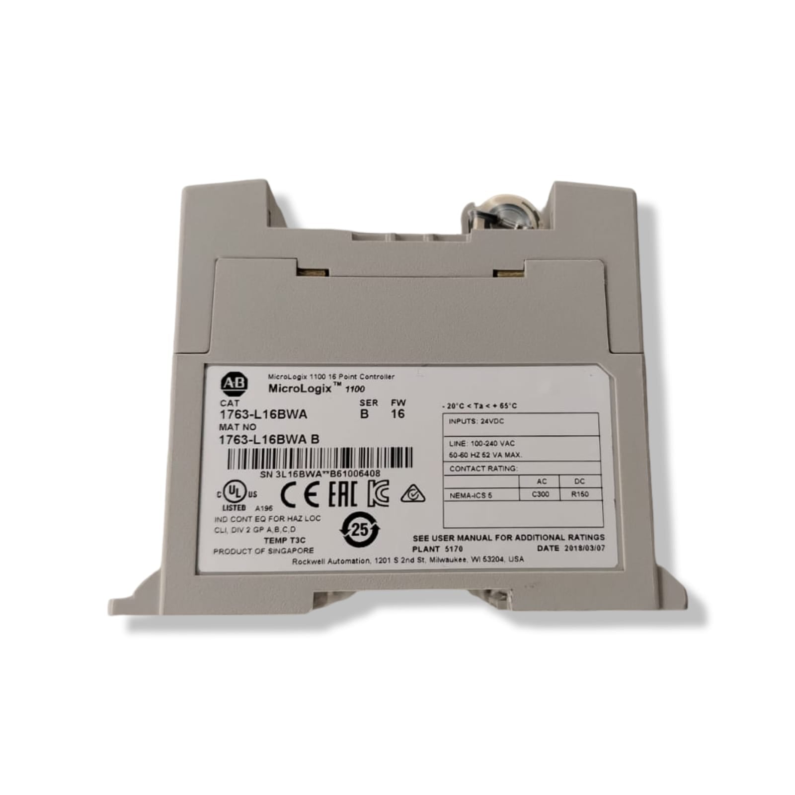 ALLEN BRADLEY 1763-L16BWA