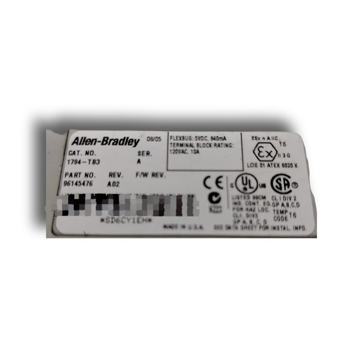 ALLEN BRADLEY 1794-TB3