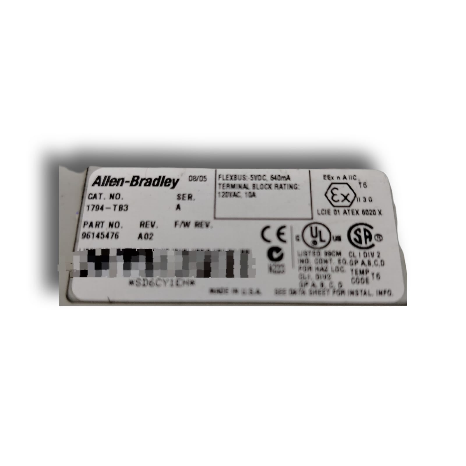 ALLEN BRADLEY 1794-TB3