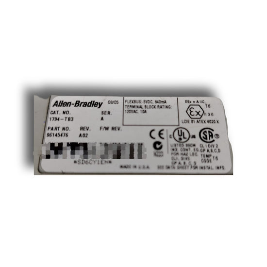 ALLEN BRADLEY 1794-TB3