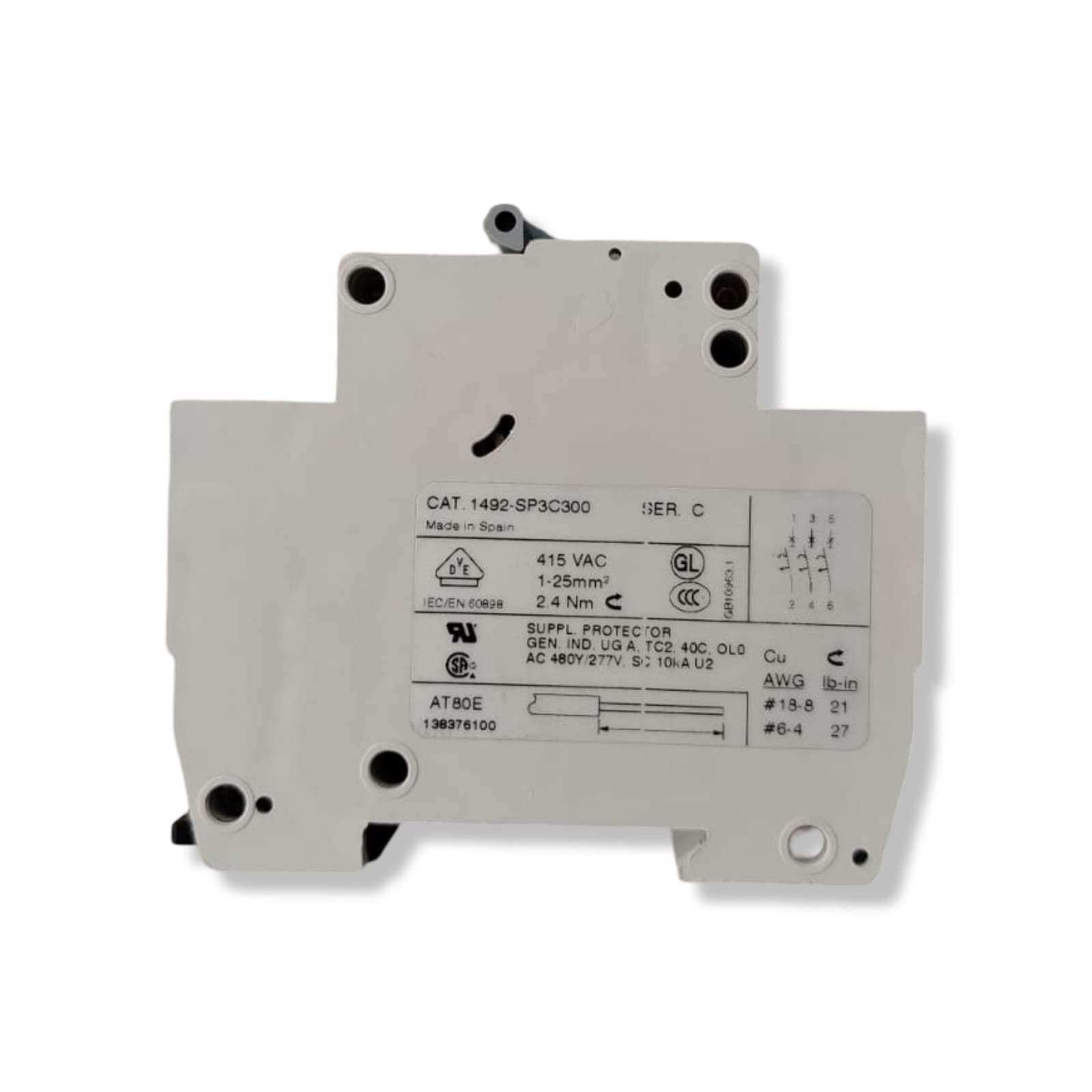 ALLEN BRADLEY 1492-SP3C300