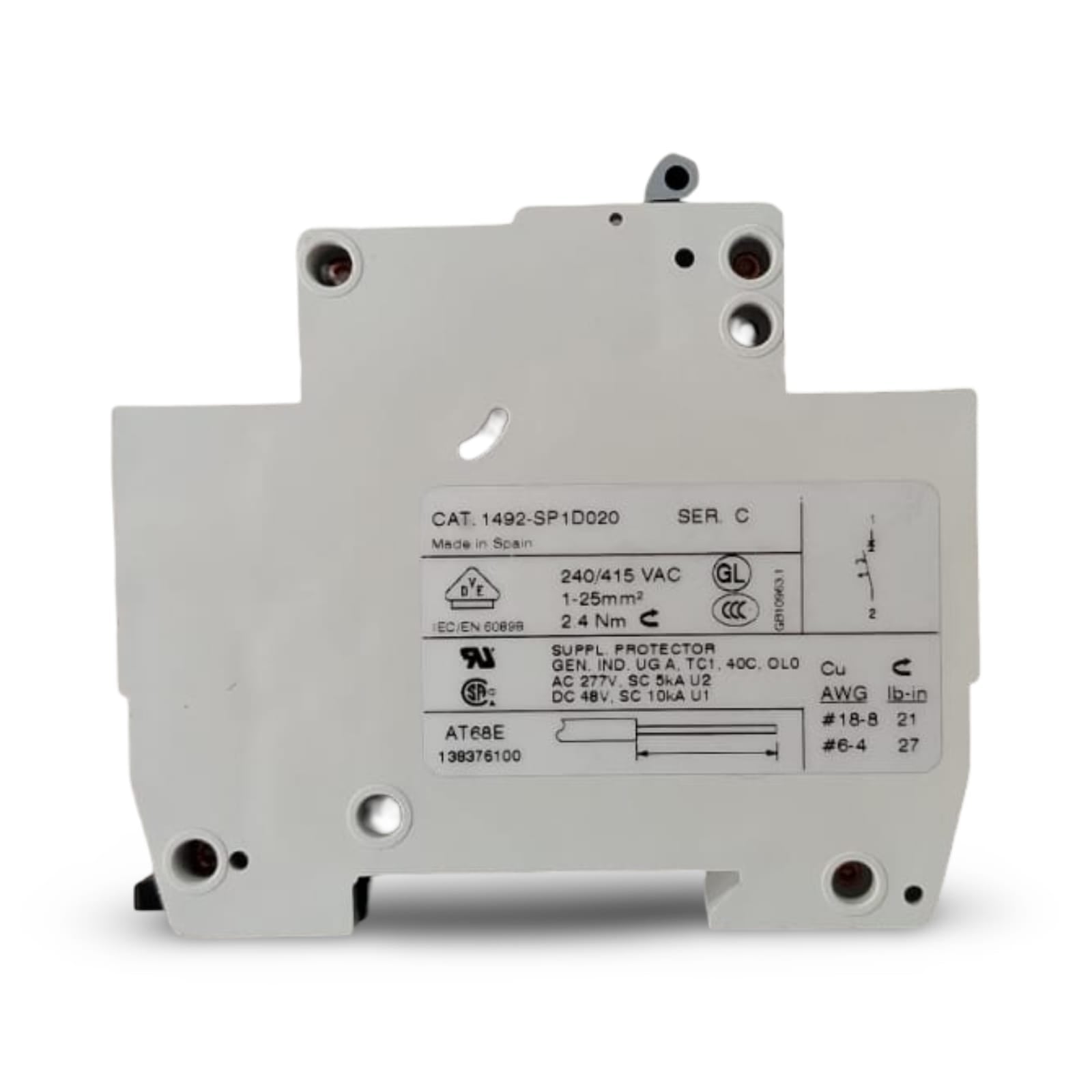 ALLEN BRADLEY 1492-SP1D020
