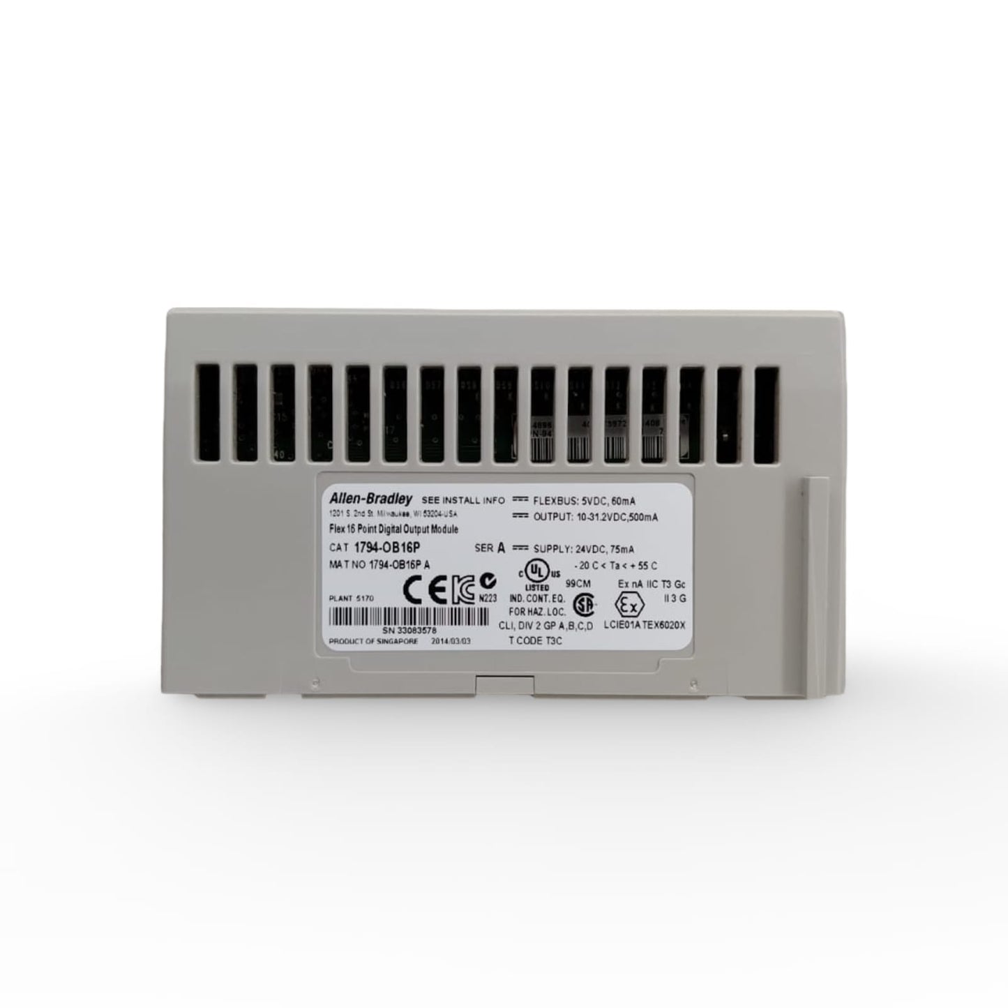 ALLEN BRADLEY 1794-0B16P