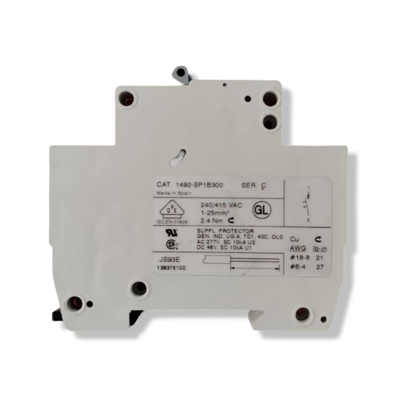 ALLEN BRADLEY 1492-SP1B300