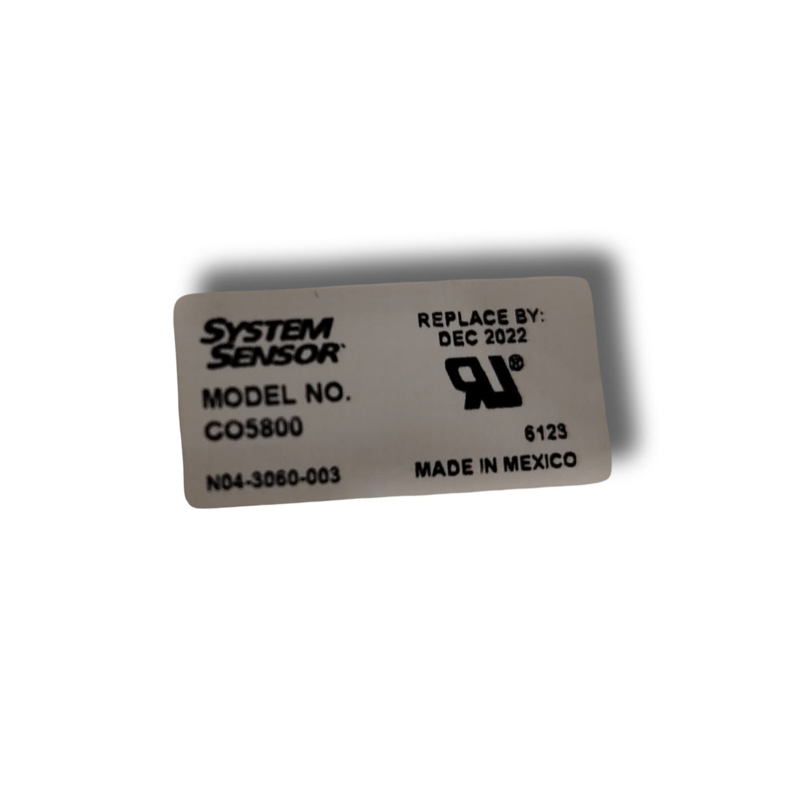 SYSTEM SENSOR CO5800