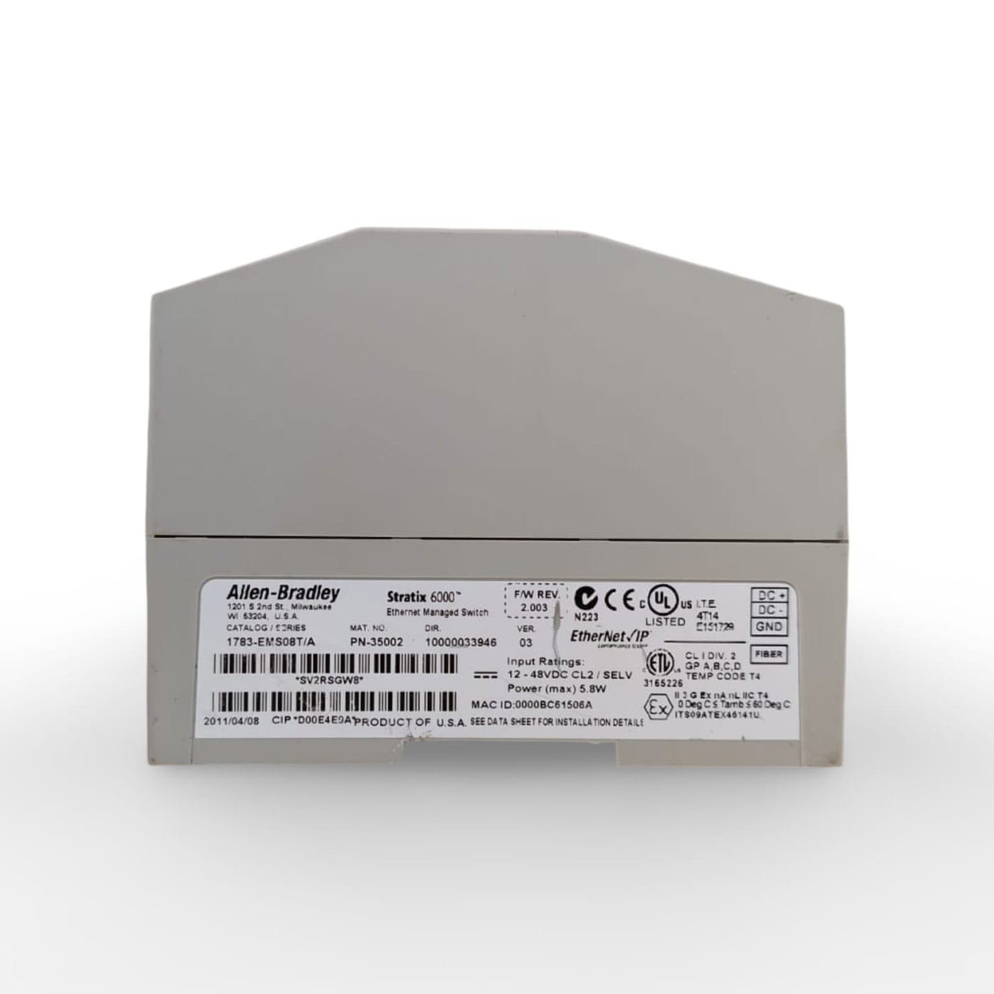 ALLEN BRADLEY 1783-EMS08T/A