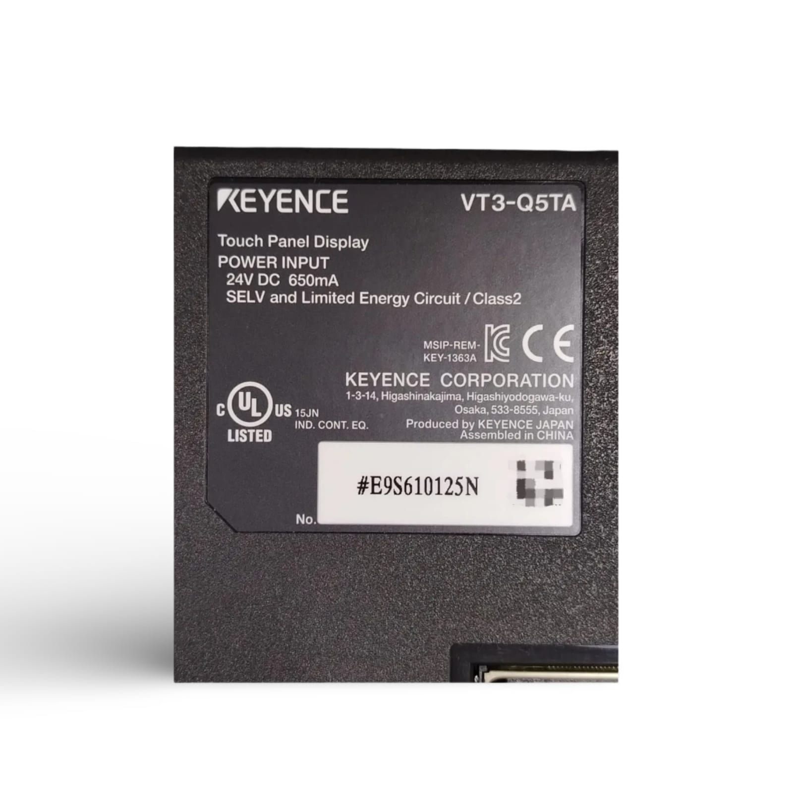 KEYENCE VT3-Q5TA