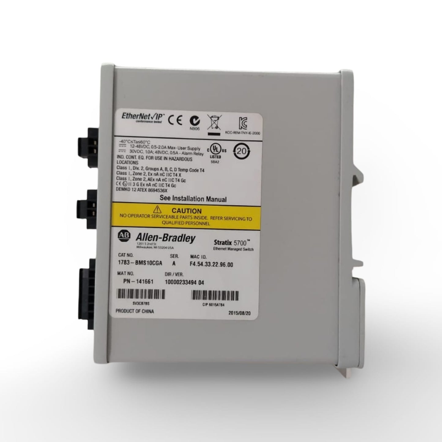ALLEN BRADLEY 1783-BMS10CGA