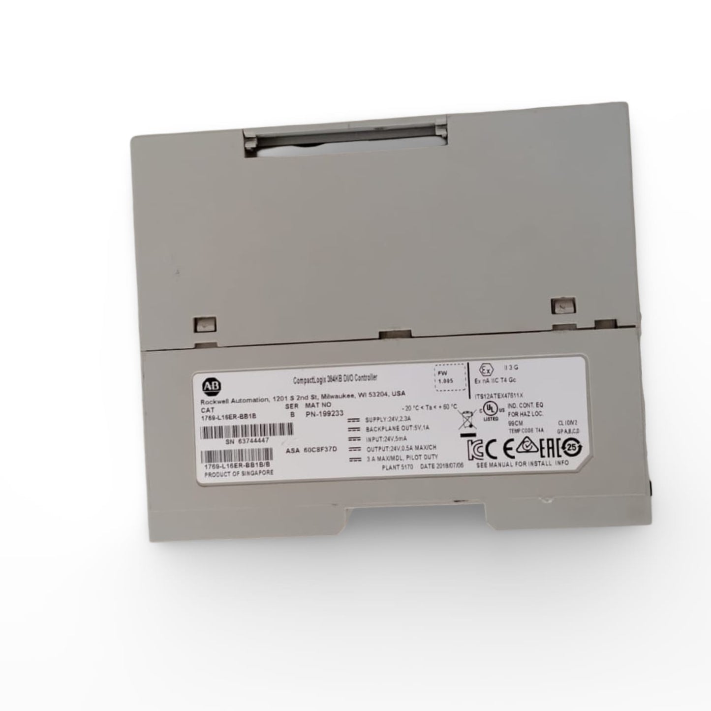 ALLEN BRADLEY 1769-L16ER-BB1B