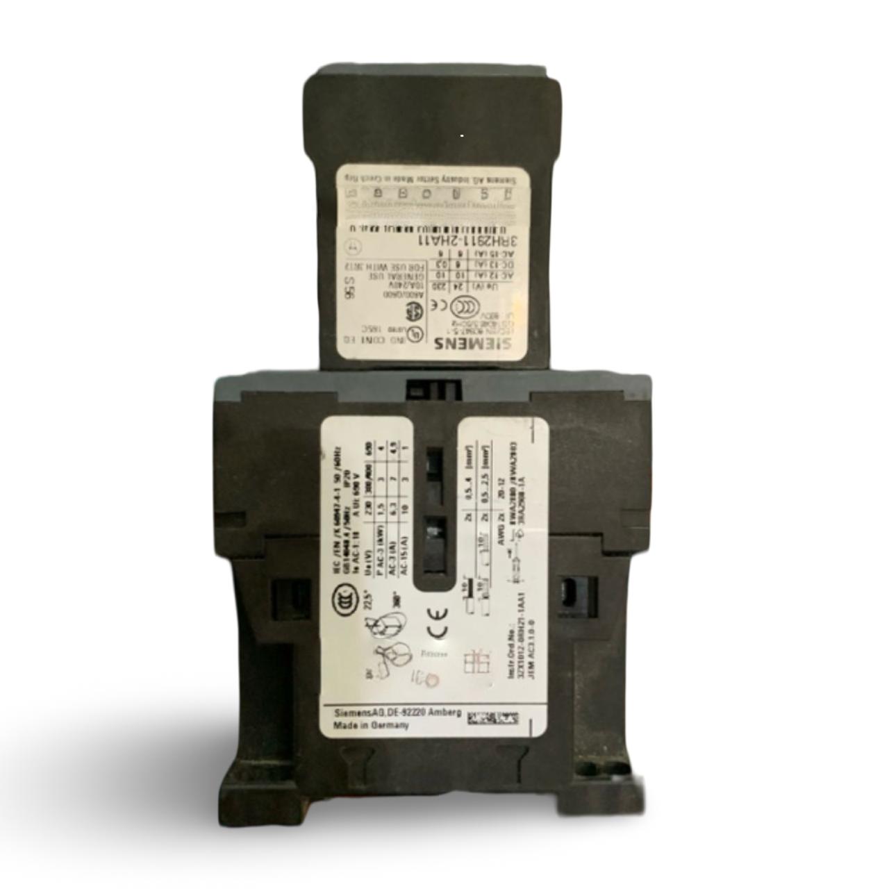 SIEMENS 3RT2015-2BB42+3RH2911-2HA11