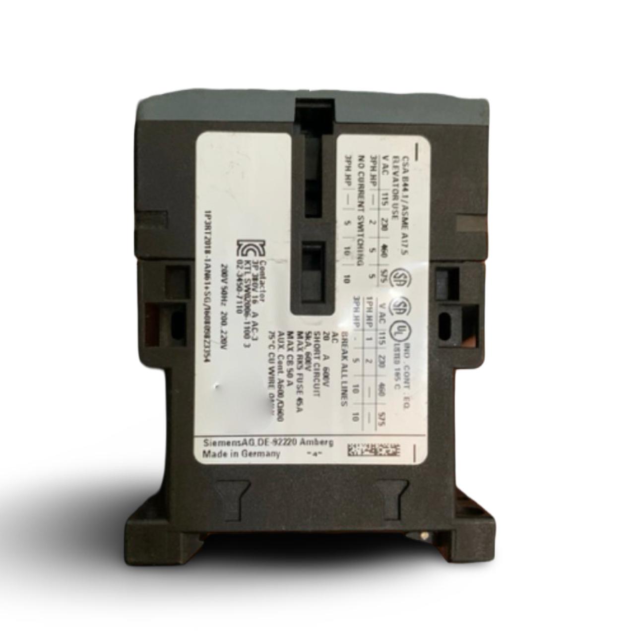SIEMENS 3RT2018-1AN61