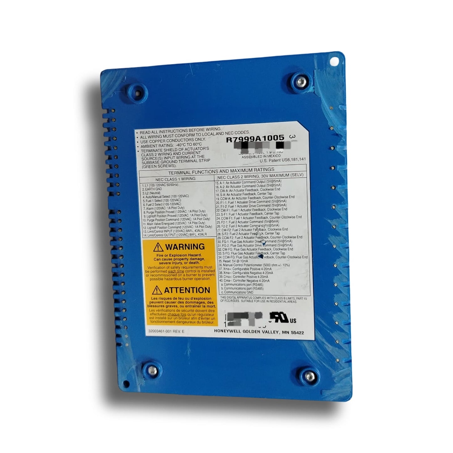 HONEYWELL R7999A1005