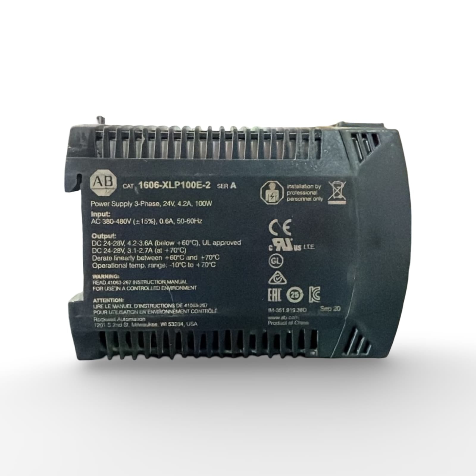ALLEN BRADLEY 1606-XLP100E-2